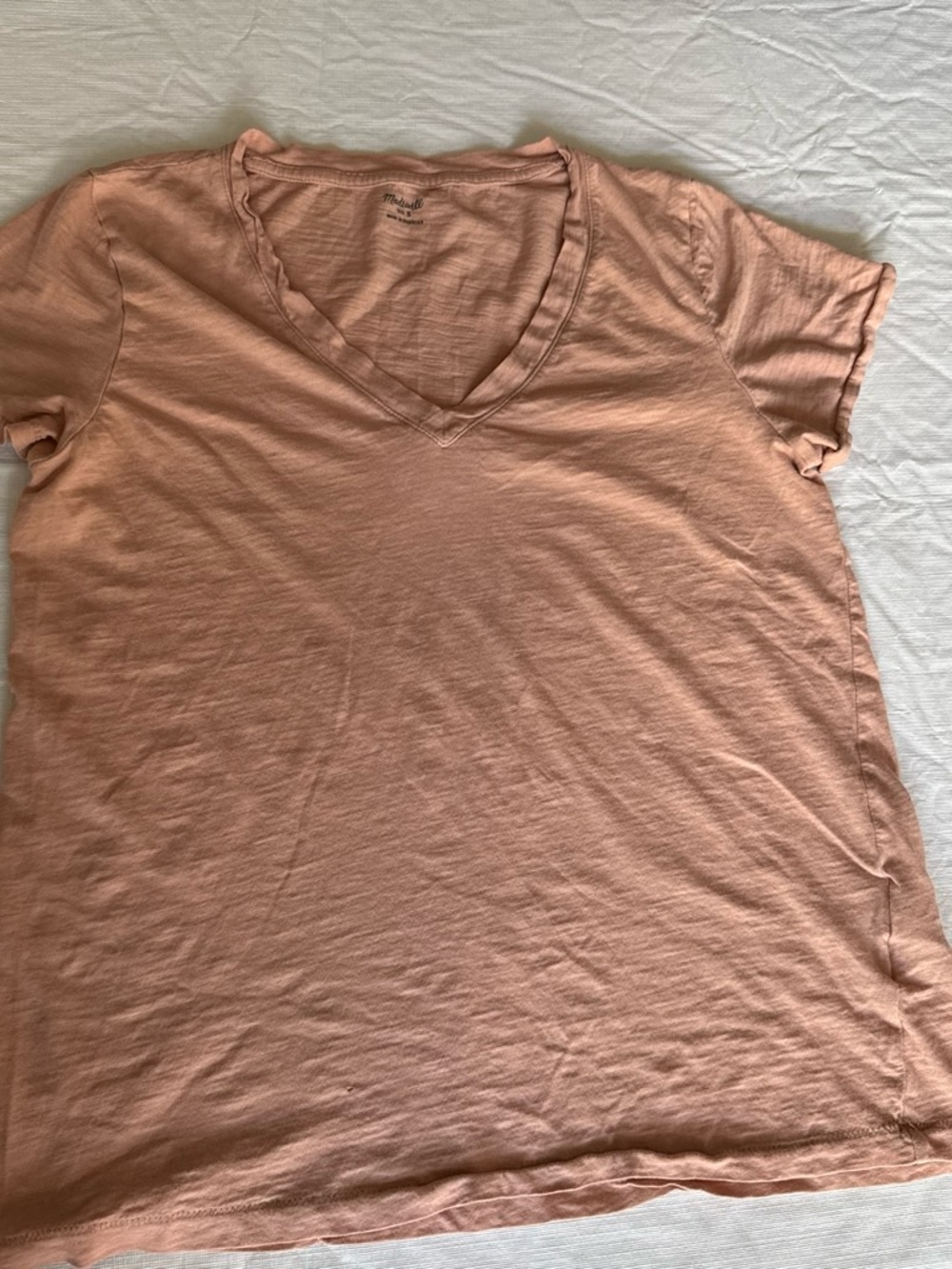 Madewell t-shirt bundle - Blush, Plum, Mauve, Sage, White - Picture 7 of 11